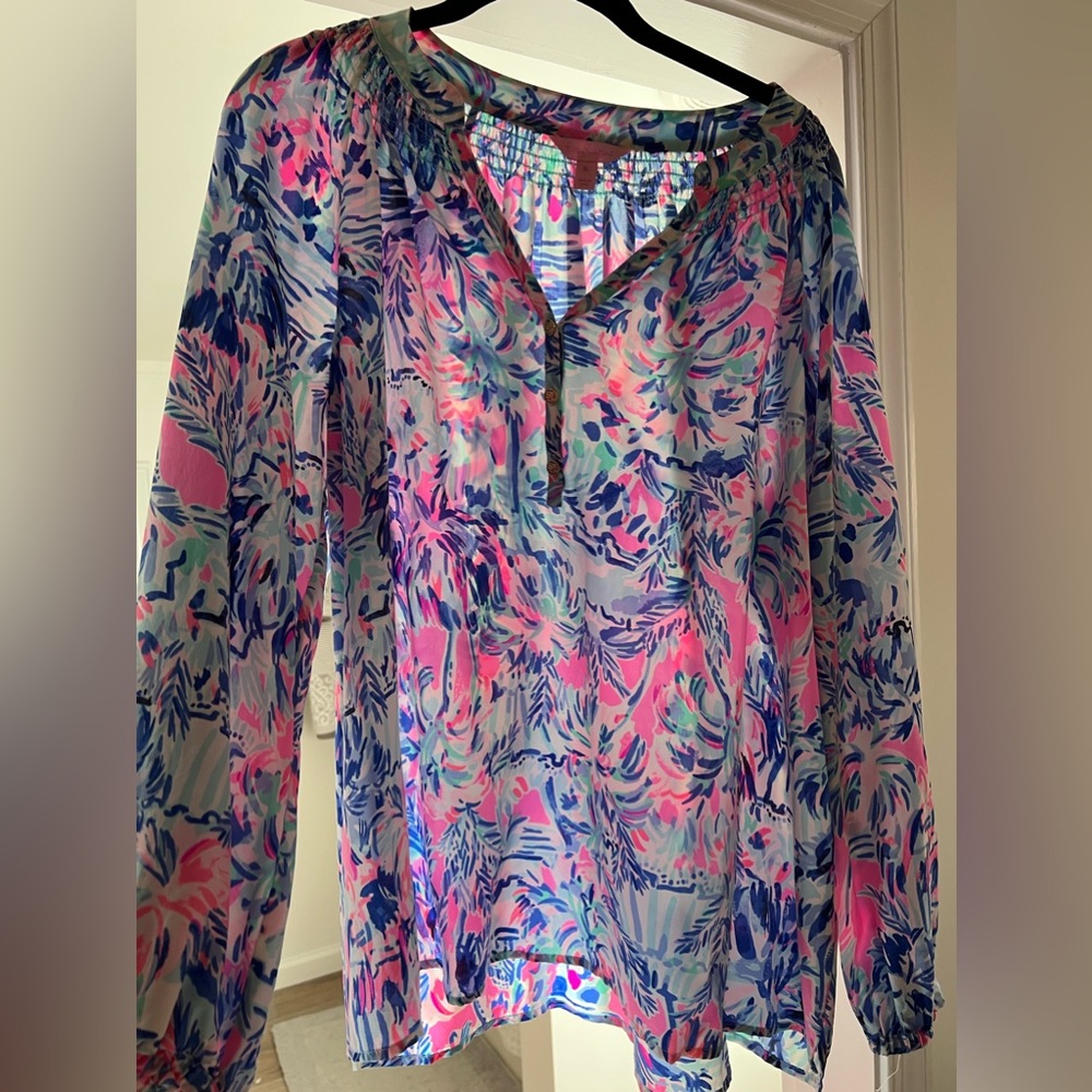 Lily Pulitzer Elsa Silk Top